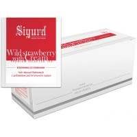 Чай Sigurd чёрный Wild Strawberry With Cream (30 пакетиков по 2 гр)